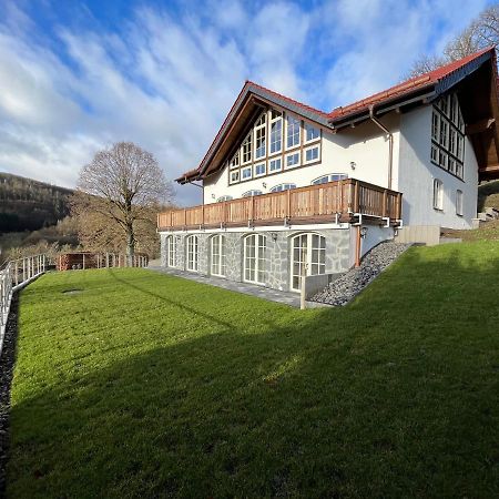 Ferienwohnung Blick Thyratal Stolberg  ภายนอก รูปภาพ
