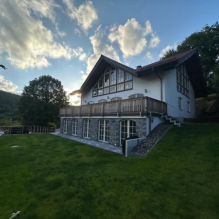 Ferienwohnung Blick Thyratal Stolberg  ภายนอก รูปภาพ