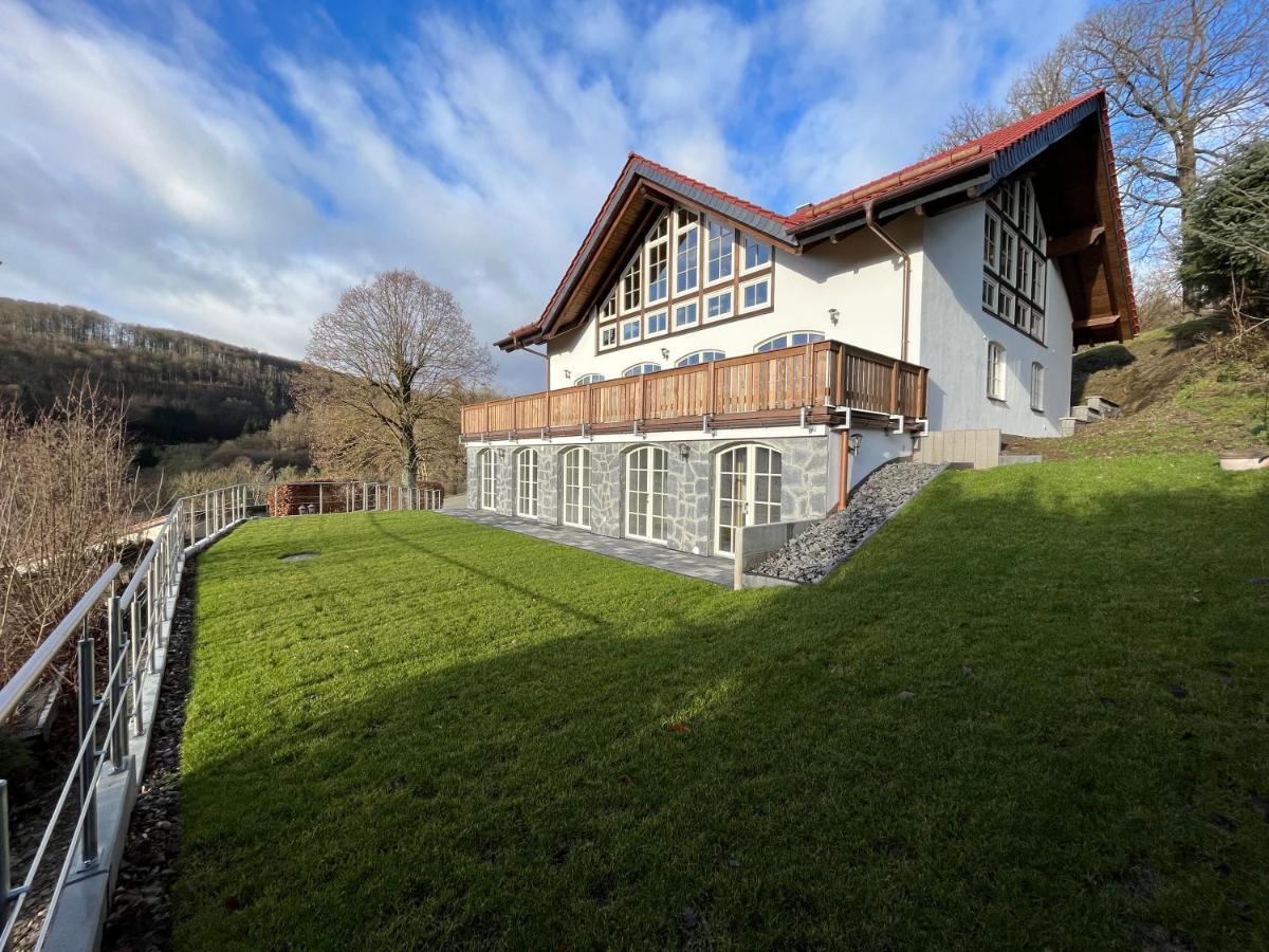 Ferienwohnung Blick Thyratal Stolberg  ภายนอก รูปภาพ