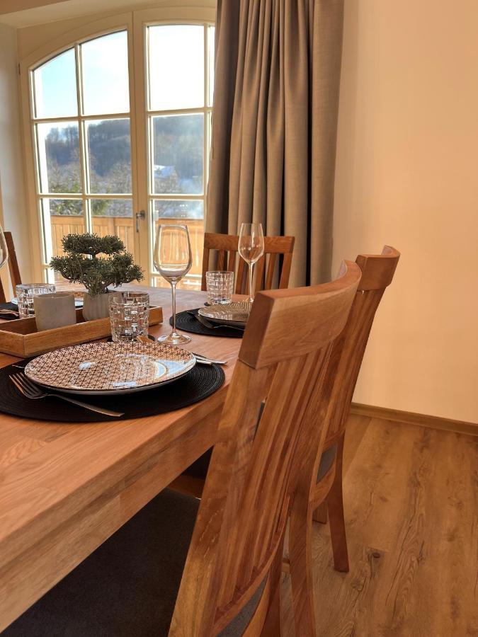 Ferienwohnung Blick Thyratal Stolberg  ภายนอก รูปภาพ