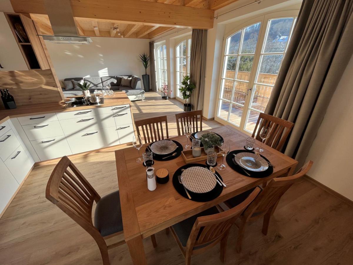Ferienwohnung Blick Thyratal Stolberg  ภายนอก รูปภาพ