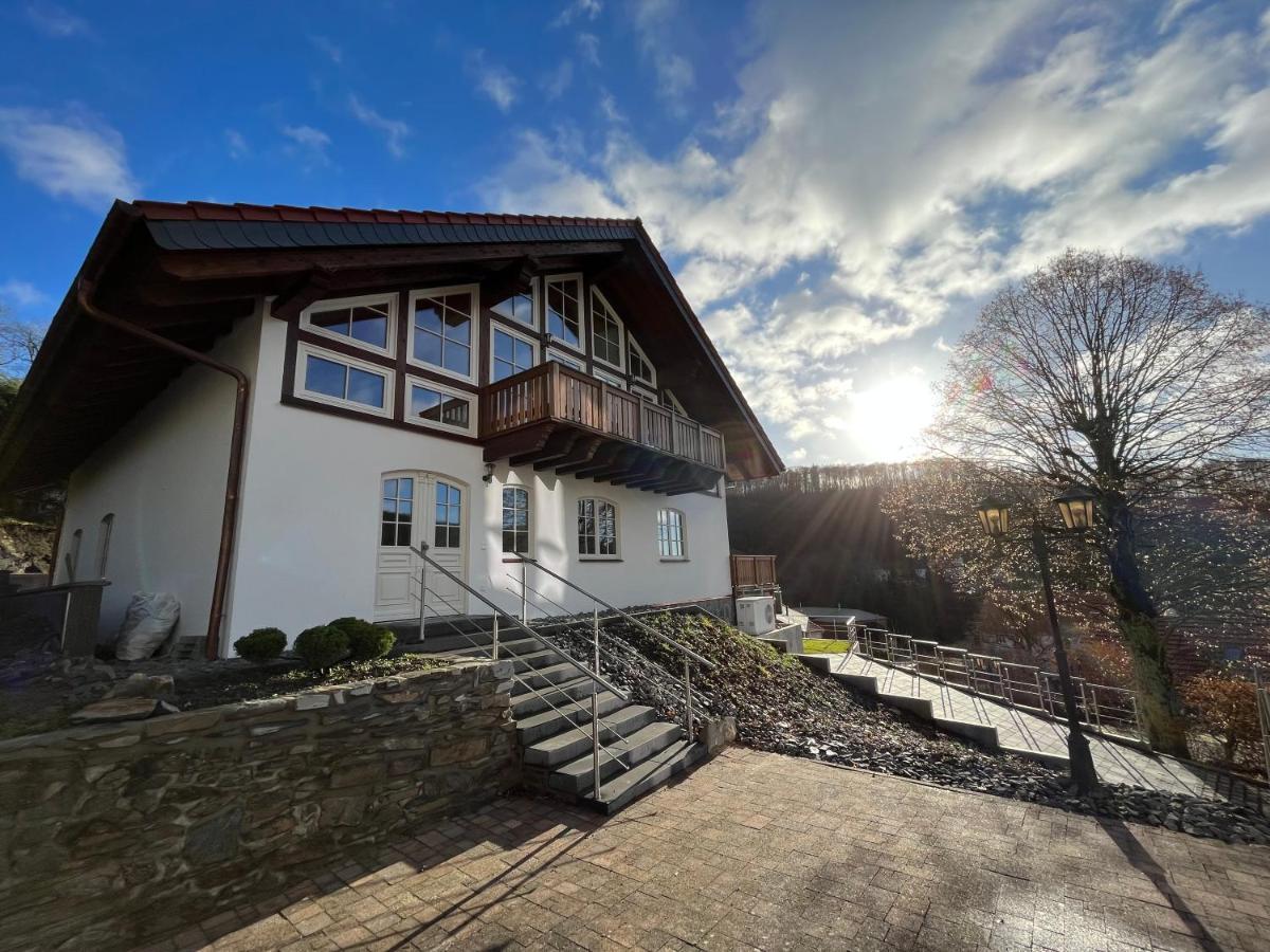 Ferienwohnung Blick Thyratal Stolberg  ภายนอก รูปภาพ