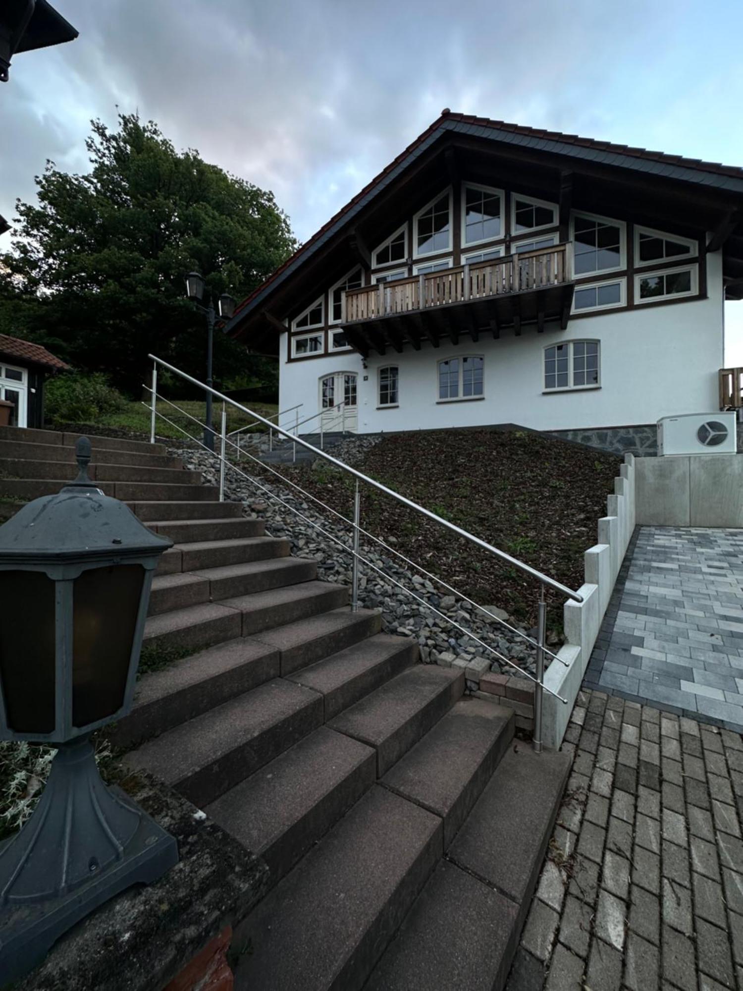 Ferienwohnung Blick Thyratal Stolberg  ภายนอก รูปภาพ