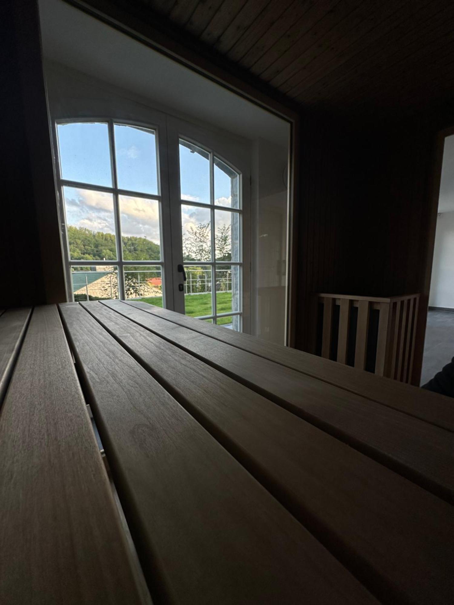Ferienwohnung Blick Thyratal Stolberg  ภายนอก รูปภาพ
