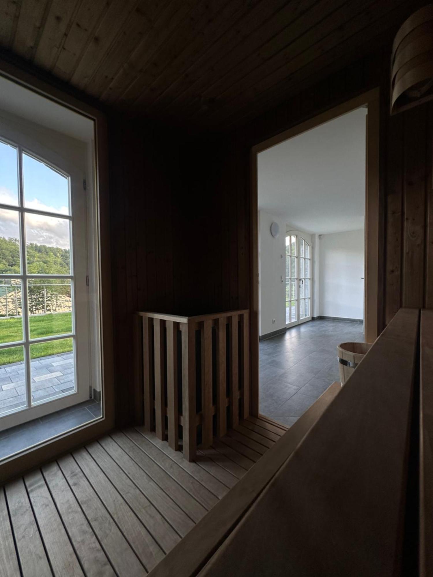 Ferienwohnung Blick Thyratal Stolberg  ภายนอก รูปภาพ