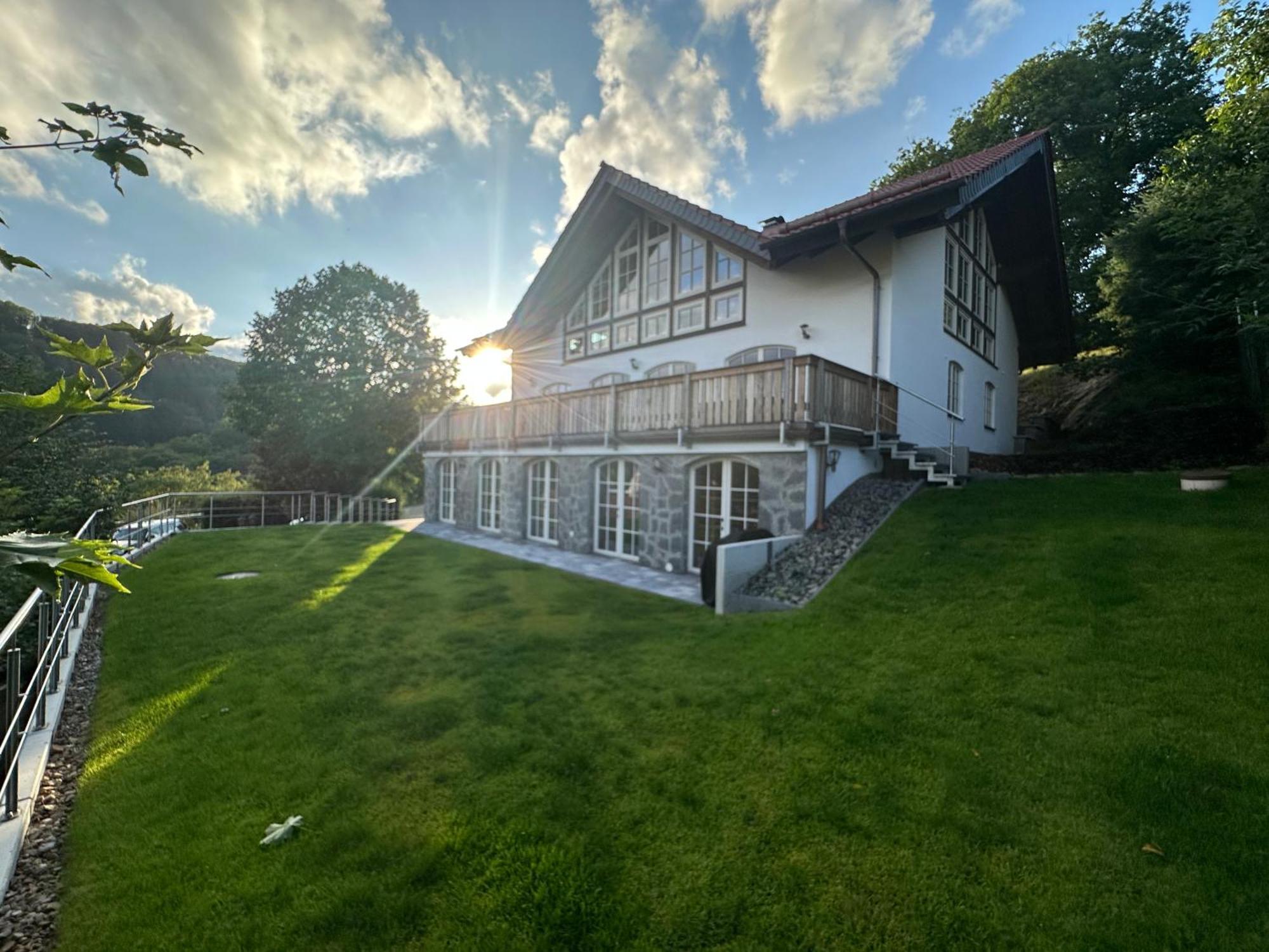 Ferienwohnung Blick Thyratal Stolberg  ภายนอก รูปภาพ
