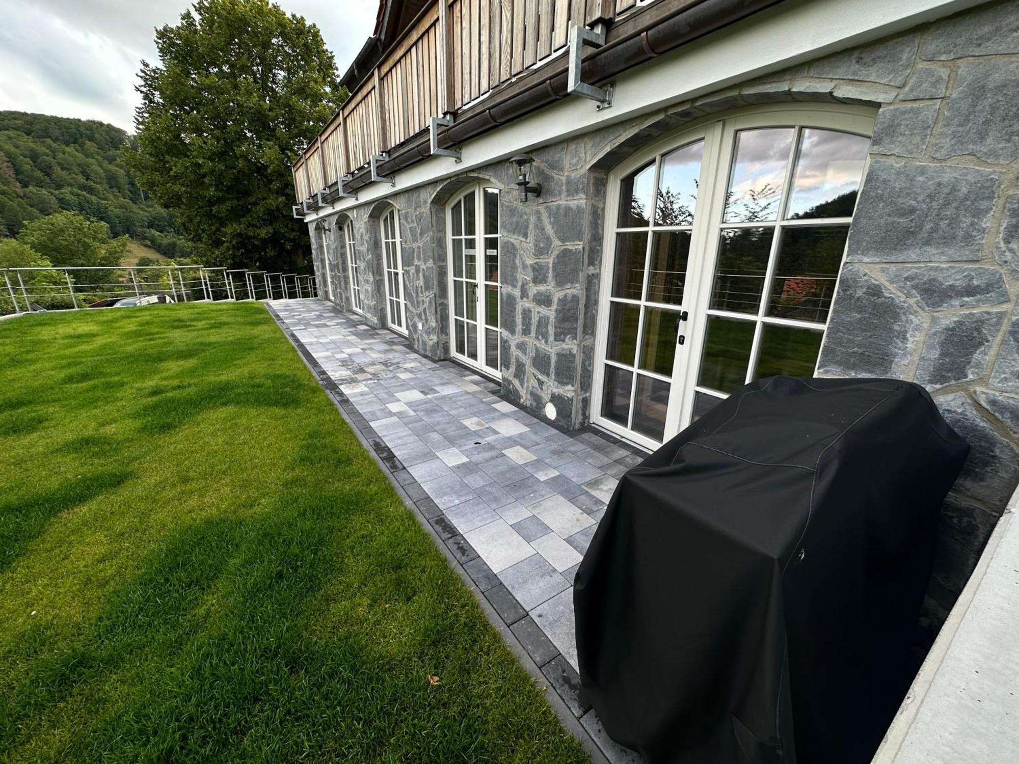 Ferienwohnung Blick Thyratal Stolberg  ภายนอก รูปภาพ